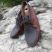 Men's Double Chocolate Batwing With Bull Hide Sole